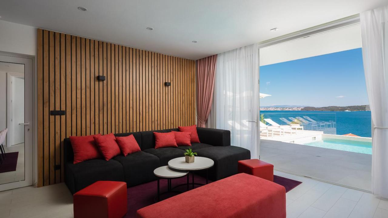 Villa Adria View With Heated Pool I Trogir Exterior foto