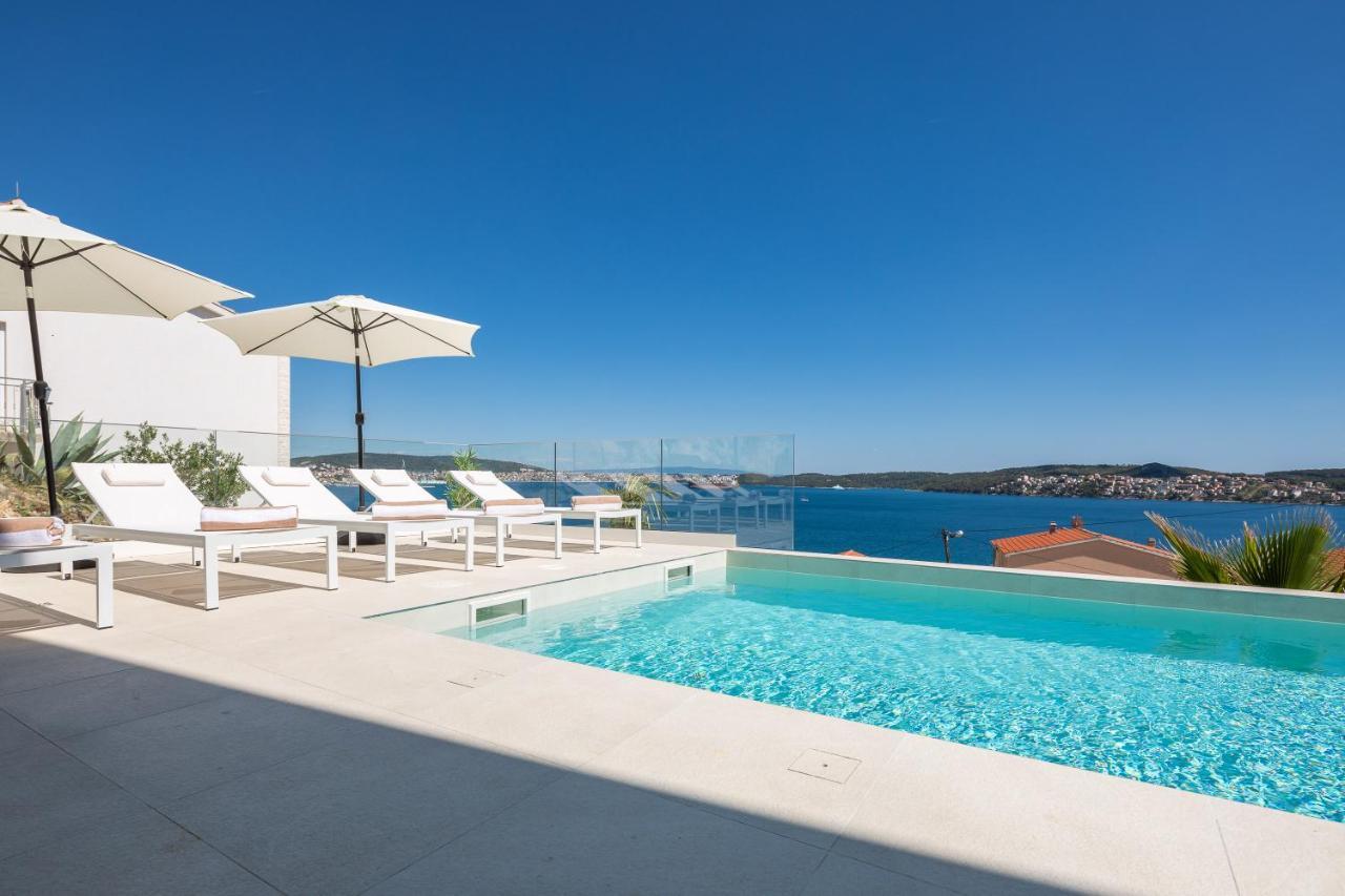 Villa Adria View With Heated Pool I Trogir Exterior foto