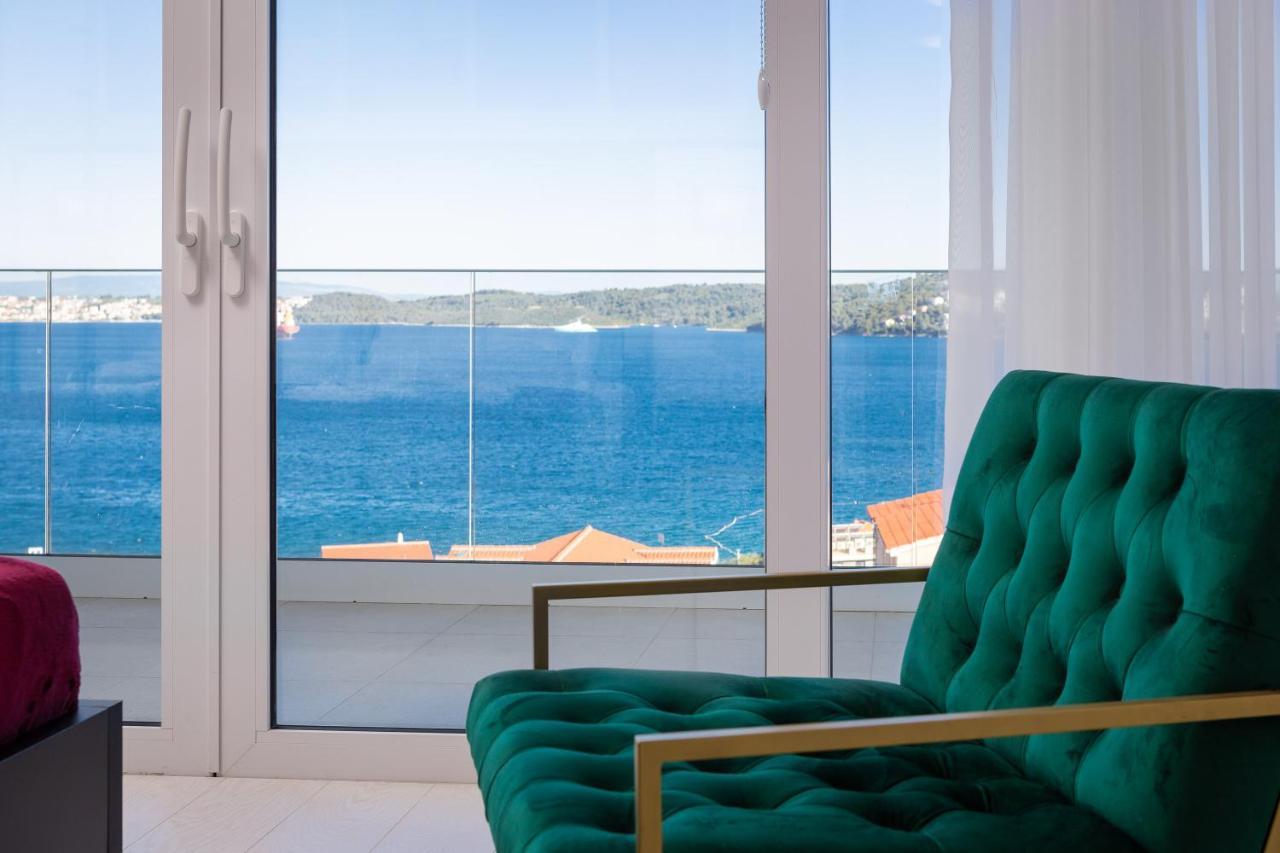 Villa Adria View With Heated Pool I Trogir Exterior foto